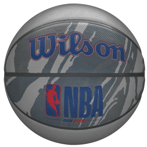 Bola de Basquete Wilson NBA DRV Plus - Cinza  - REAL ESPORTE