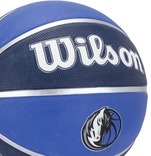 Bola de Basquete Wilson NBA Team  Dallas Mavericks   - Azul - REAL ESPORTE