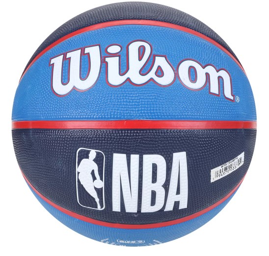 Bola de Basquete Wilson NBA Team Tribute PHI 76ERS  #7- Azul Marinho  - REAL ESPORTE
