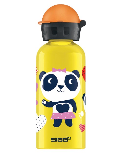 Garrafa Sigg Panda Sister 400ML - Amarelo  - REAL ESPORTE