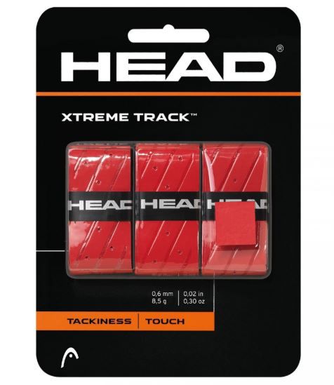 Overgrip Head  Xtreme Track - Vermelho  - REAL ESPORTE