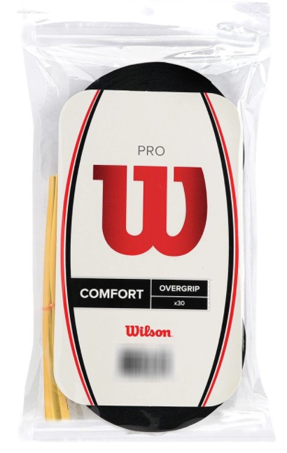Overgrip Wilson Pro Comfort - Preto c/ 30 unidades  - REAL ESPORTE