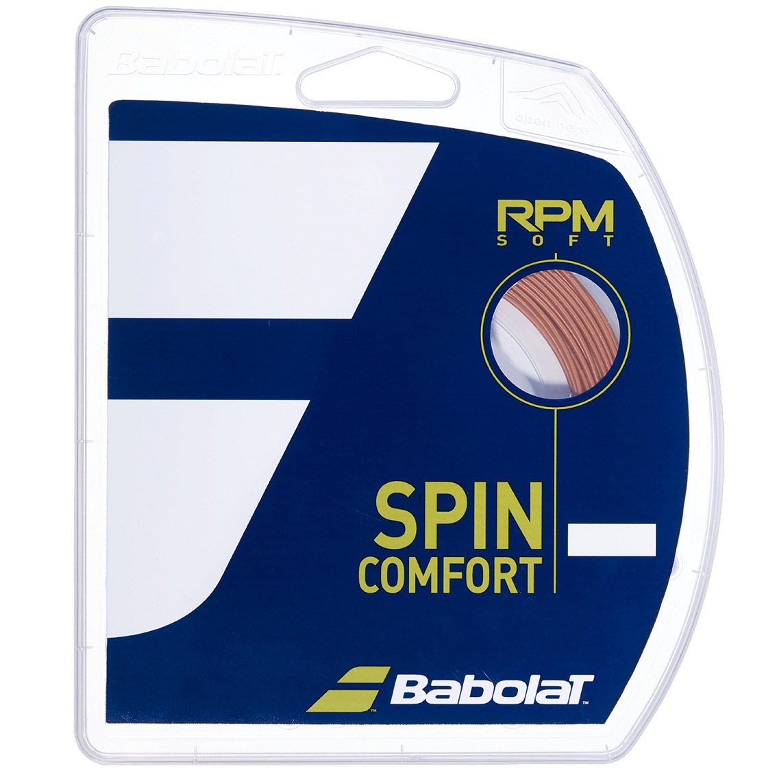Set de Corda Babolat RPM Soft 125/17  - Bege  - REAL ESPORTE