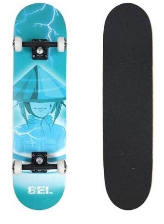 Skateboard Semi - Profissional Bel Sports - Azul  - REAL ESPORTE