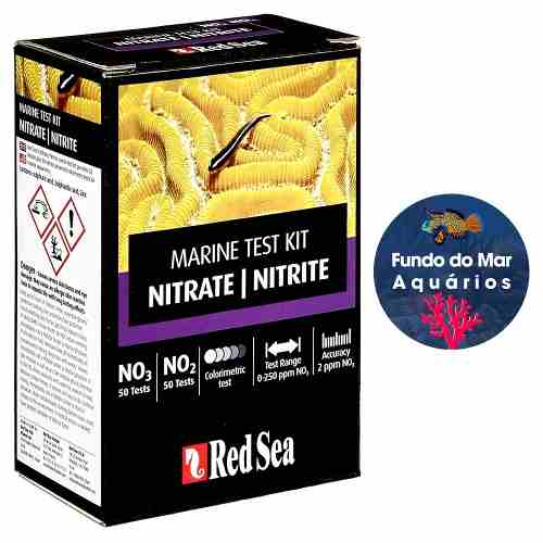 Teste Red Sea Kit (No2/no3) Nitrito/Nitrato Aquário Marinho