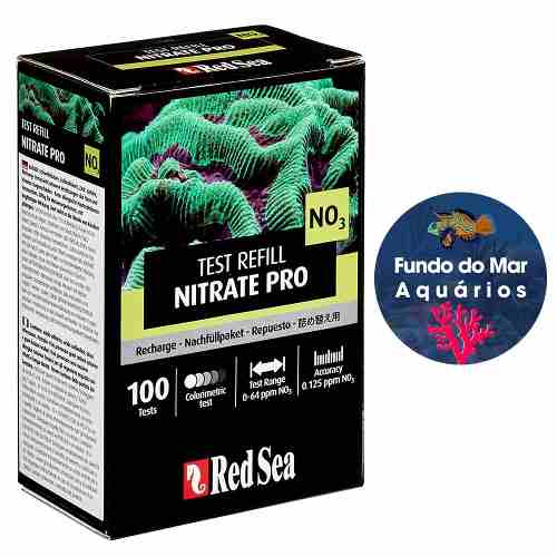Refil Teste Red Sea Nitrate No3 Pro Aquários Marinhos