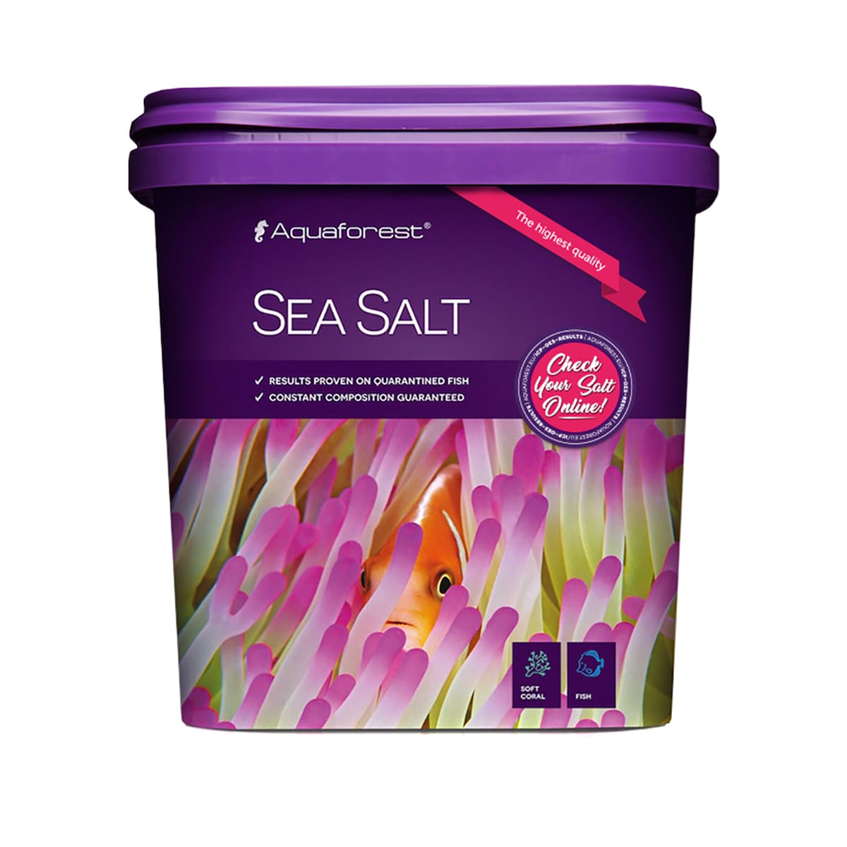 Aquaforest Sea Salt 10kg Sal Marinho para Peixes e Corais