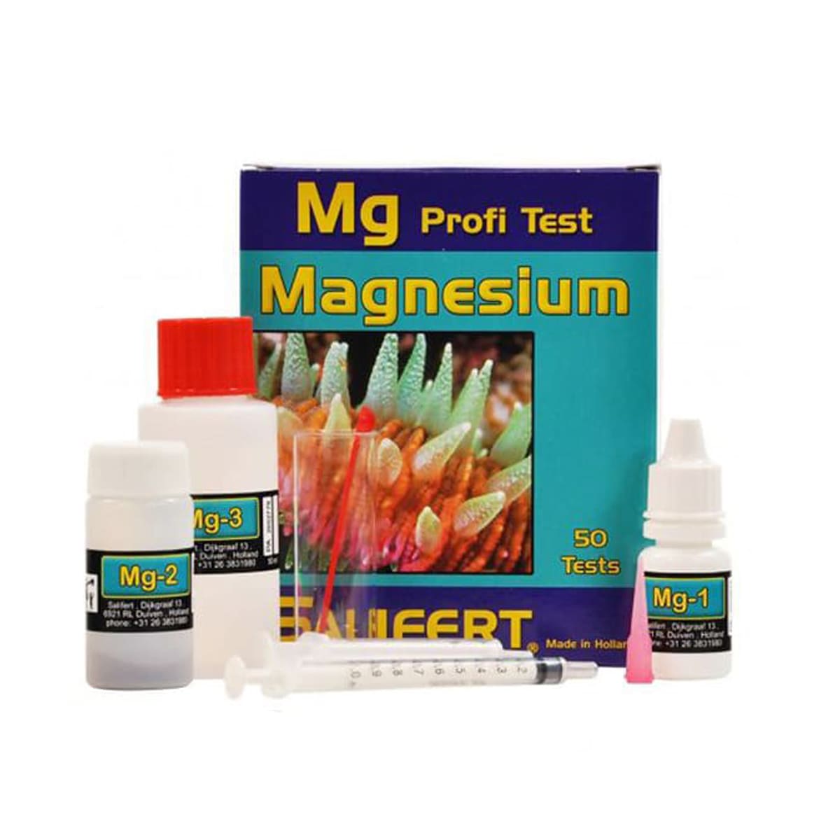 Teste Salifert Magnesium Aquários Marinhos 50 Testes