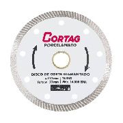Disco Diamantado Turbo Porcelanato 60863 110mm Cortag
