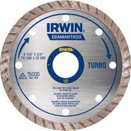 Disco Corte Diamantado Turbo 110 X 20mm IW13893 Irwin