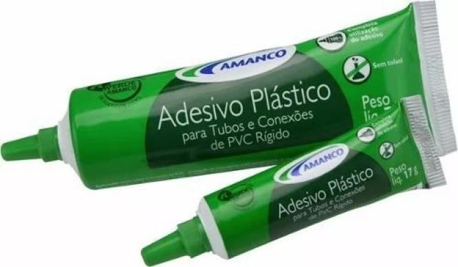 Kit 10 Adesivo Plástico Amanco Cola Tubo Conexões Pvc Rígido 75g