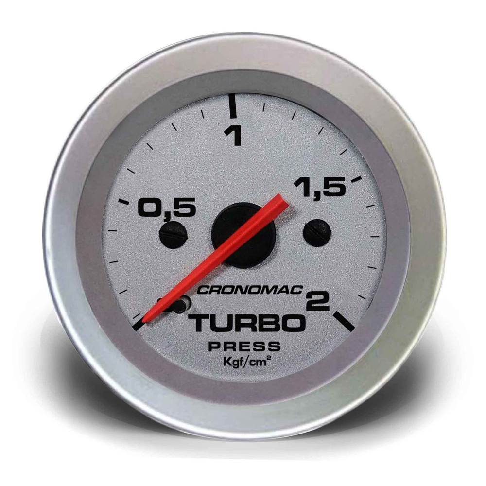 Manômetro Cronomac Pressão Turbo 2kg 52mm Racing