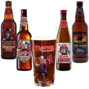 Kit de Cervejas Trooper com 4 Estilos e um copo Pint