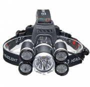 Lanterna Cabeça 5 Leds C/ Foco Regulavel Tatica Pesca Bike