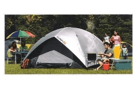 Barraca Camping Iglu Luna 7 Pessoas 300x300x180 Com Sobreteto
