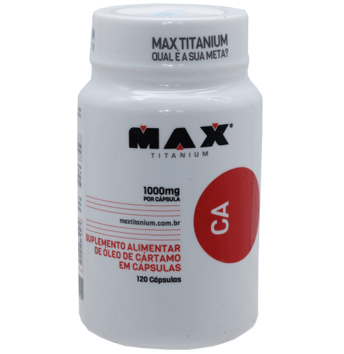 Ca Oleo De Cartamo Suplementos Max Titanium 120 Capsulas