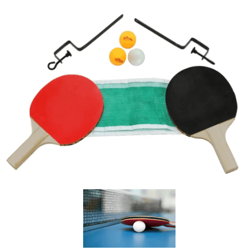 Jogo Completo Tenis De Mesa Ping Pong Raquete Bolinha Rede
