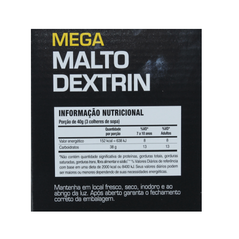 Mega Malto Dextrin Carboidratos Guarana Açai Probiotica 1kg