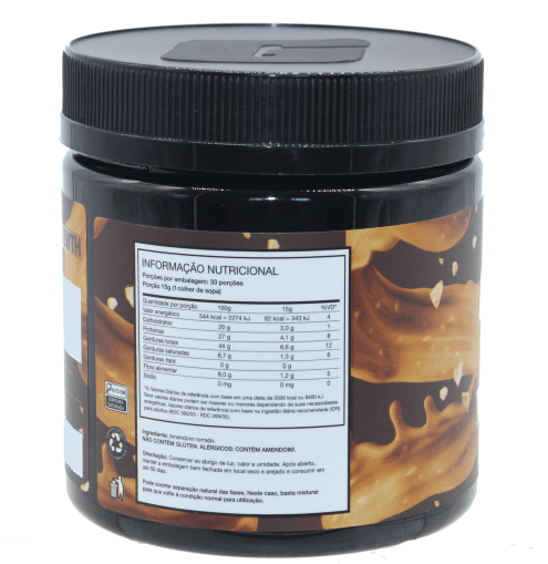 Pasta De Amendoim Crocante Fonte Nutrientes Growth 500gr