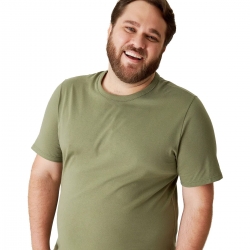 Camiseta Malwee Masculina Plus Size Decote Redondo