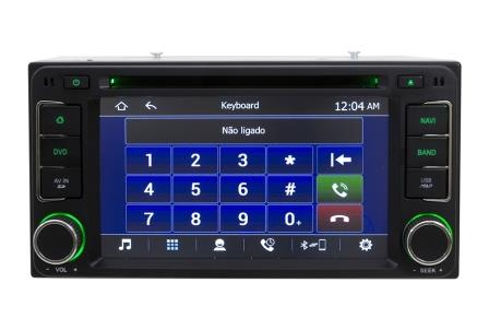 Central Multimidia Toyota Corolla 2015 2016 2017 GLI Com DVD GPS Mapa Bluetooth MP3 USB Ipod SD Card Câmera Ré Grátis - Winca