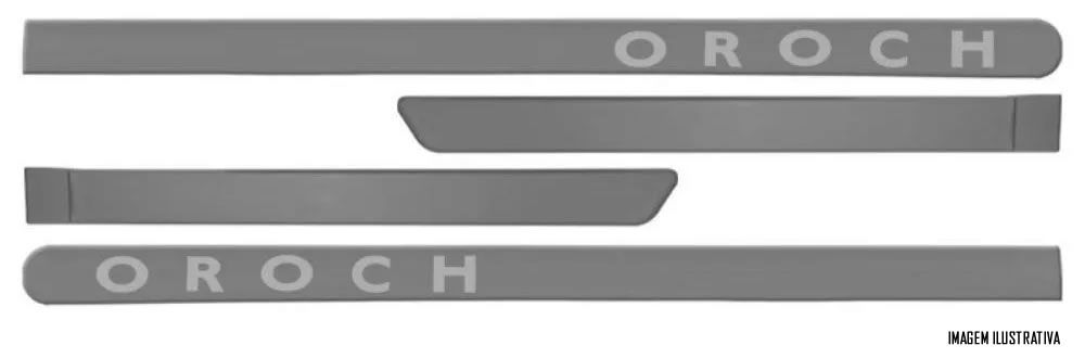 Jogo Friso Lateral Pintado Renault Oroch - Cor Original