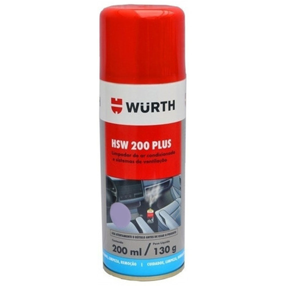 Limpa Ar Condicionado Carro Hsw 200 Plus Lavanda Soft De 200ml / 160g - Wurth
