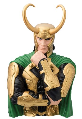DC Loki Action Figure Cofre Busto Oficial Licenciado