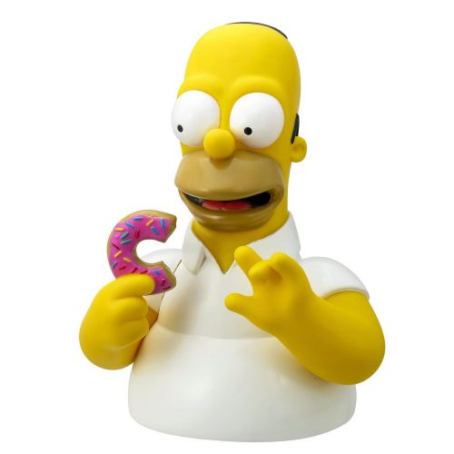 Simpsons Homer C/ Rosquinhas Cofre Busto Oficial Licenciado