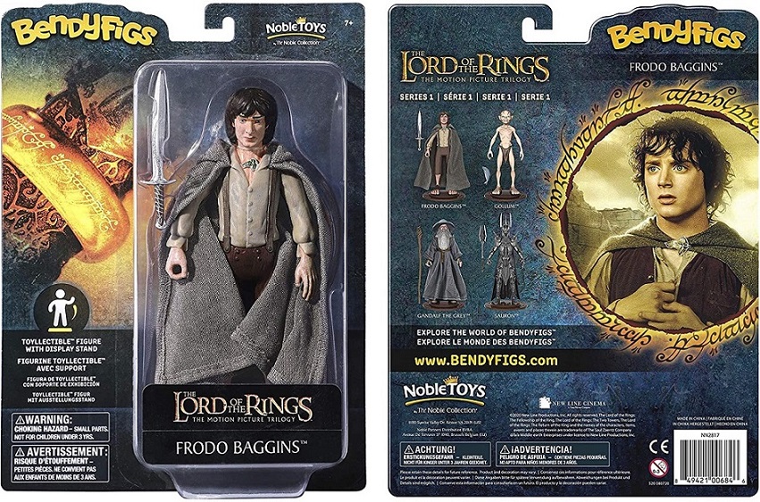 BendyFigs Lord of The Rings Frodo Baggins Oficial licenciado