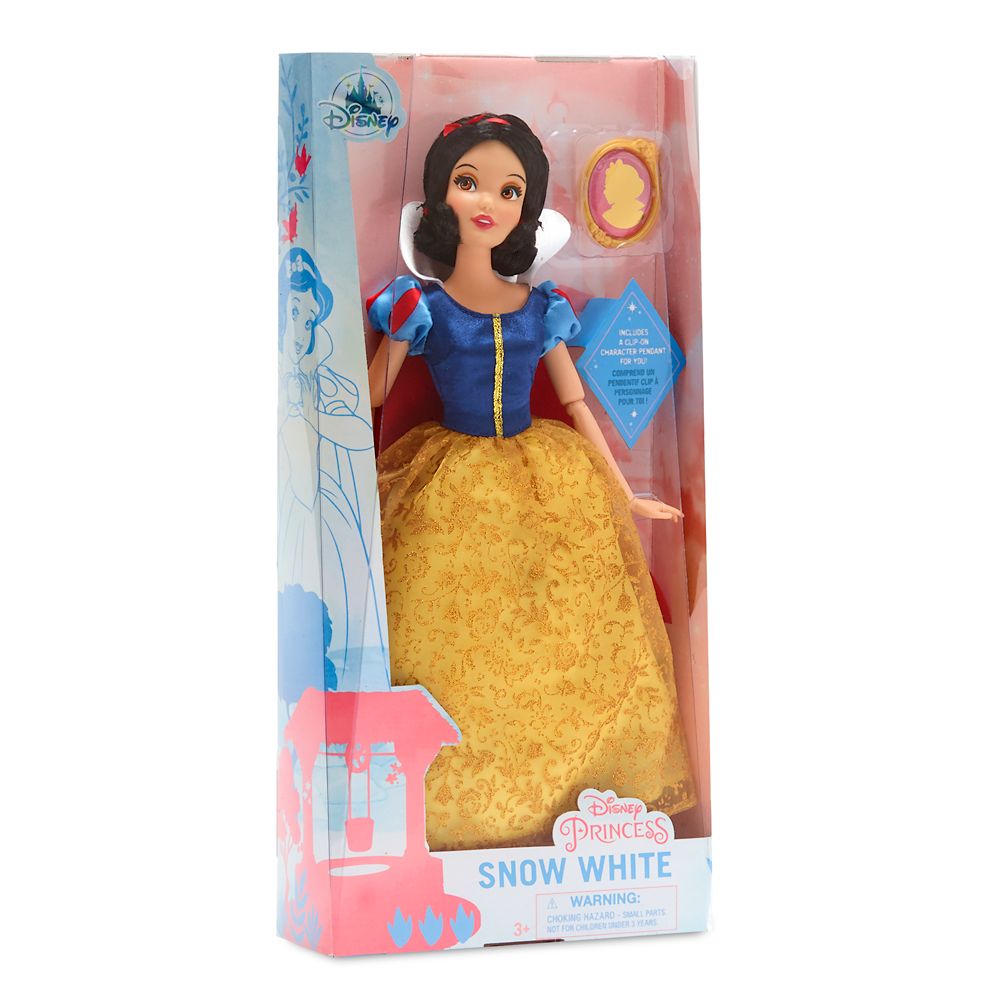 Boneca Branca De Neve Classic Doll com Pingente Original Disney Store