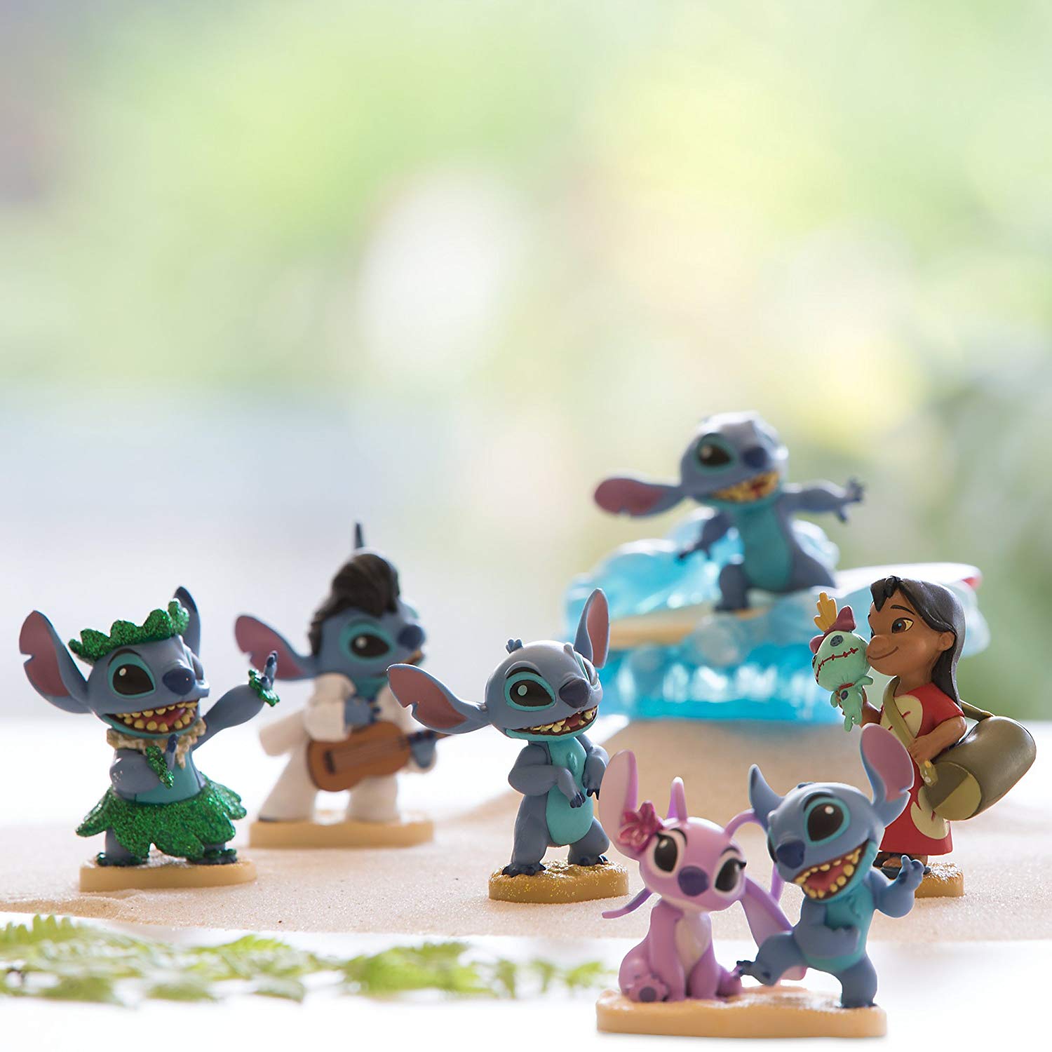 Disney Lilo & Stitch Figure Playset com 6 personagens Oficial Licenciado