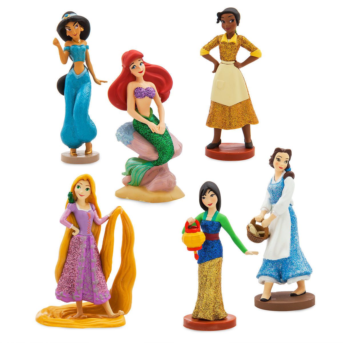 Disney Princesas Pack Com 6 Personagens ( Original )