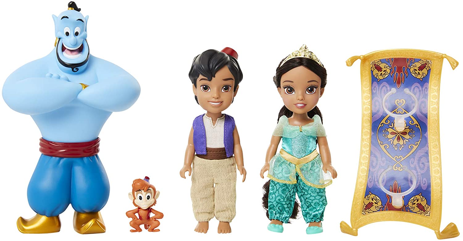Disney Princess Jasmine & Aladdin Doll Petite Oficial