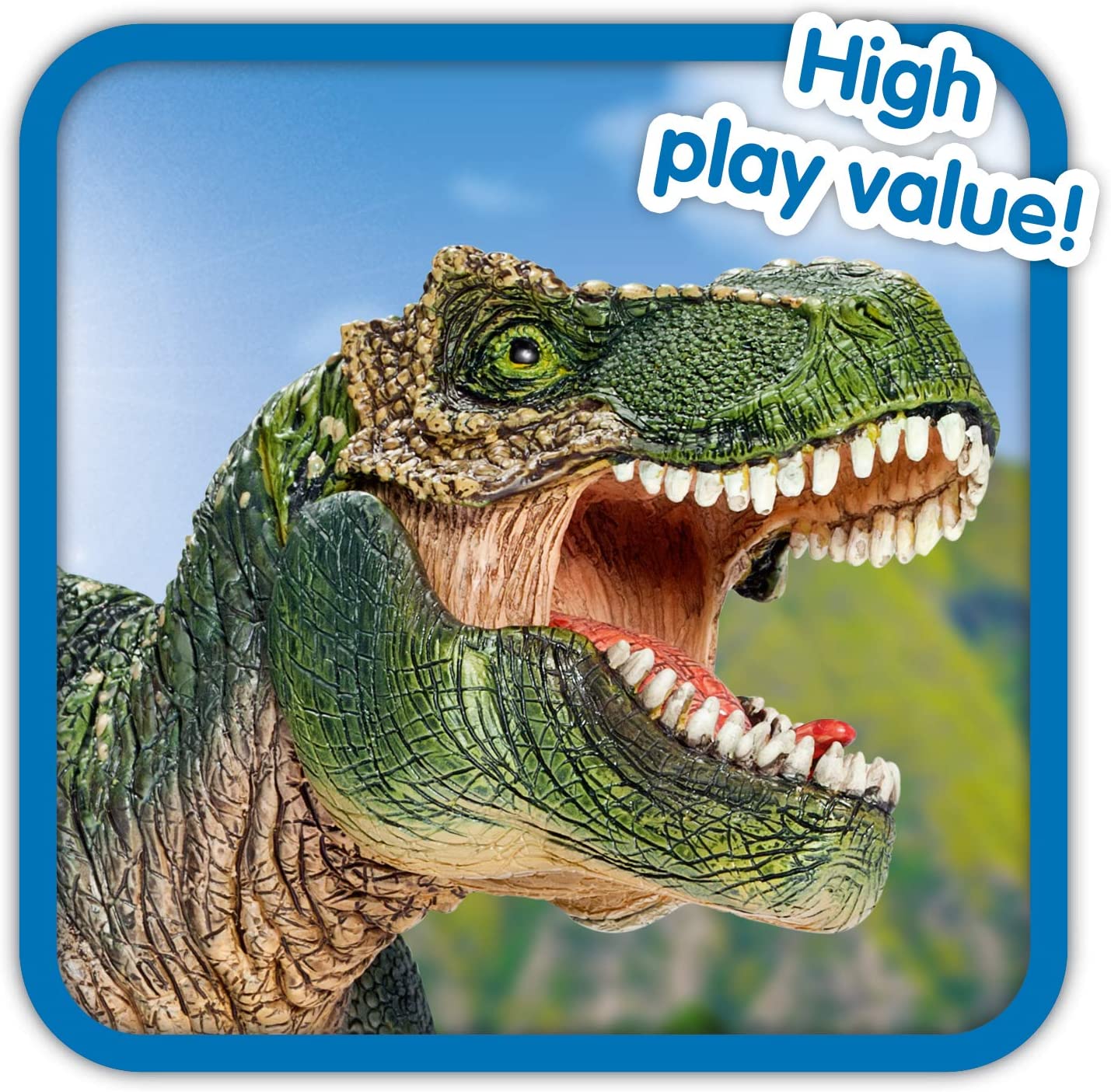 SCHLEICH Dinosaurs Tyrannosaurus Rex com mandíbula móvel Oficial