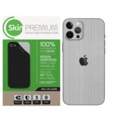  Skin Premium Verso e Laterais Estampa de Aço Escovado para Iphone 12 Pro Max
