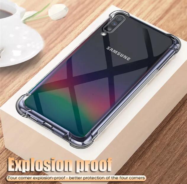 Capa Silicone Flexível Transparente Para Samsung Galaxy A70