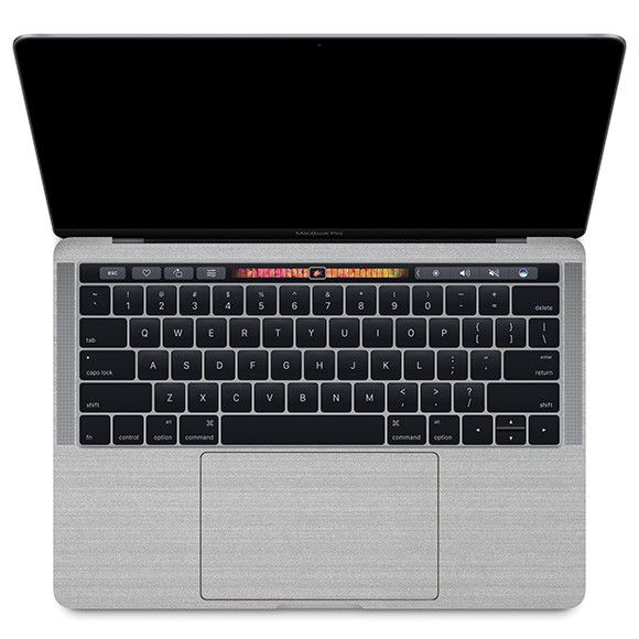 Skin Premium Estampa Aço Escovado Macbook Pro 13 Touch Bar