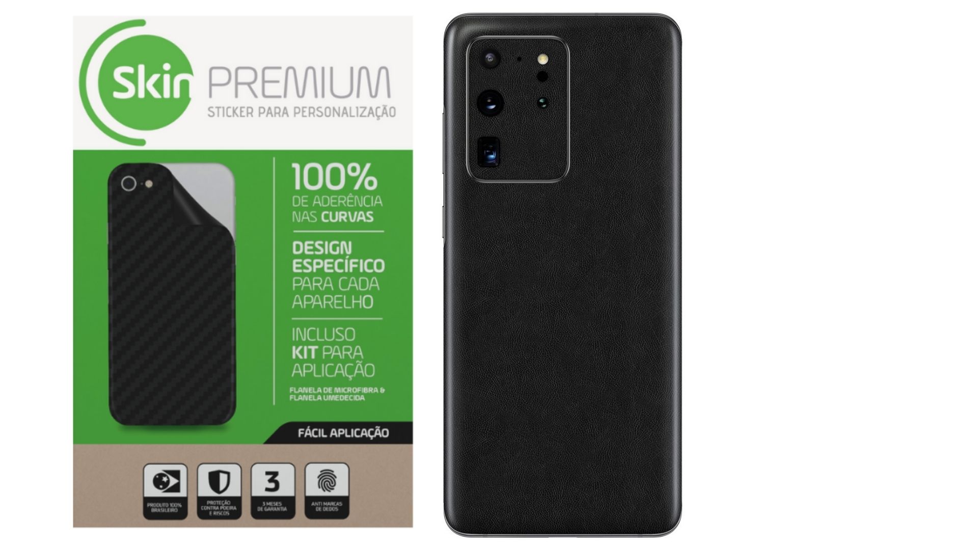 Skin Premium Estampa de Couro para Samsung Galaxy Ultra 