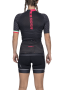 Camisa Ciclismo Supreme Rosa Preto Feminino Woom - Foto 2