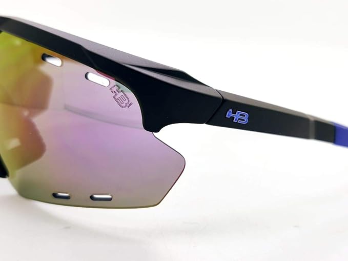Óculos Shield Compact Small Mountain HB M Black D Blue Multi Purple - Foto 1