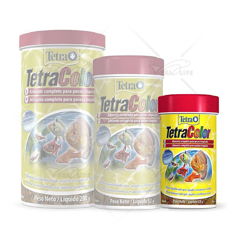 Ração Tetra Color Flakes - 20 g