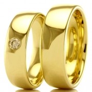 Alianças em ouro para casamento WM2301