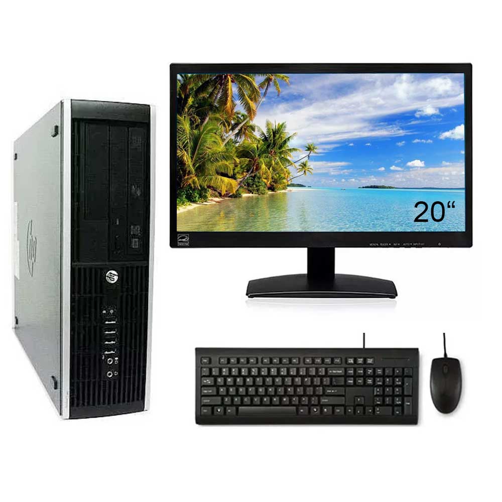 Computador HP Compaq 6300 Core i3 3ªG 8Gb 1Tb + Monitor 20"