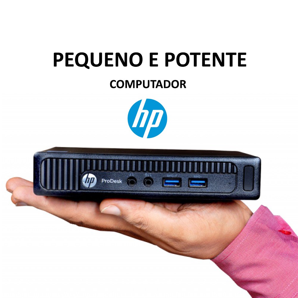Computador HP Mini Pro 600 Core i5 4ªG 8Gb 1Tb Monitor 22