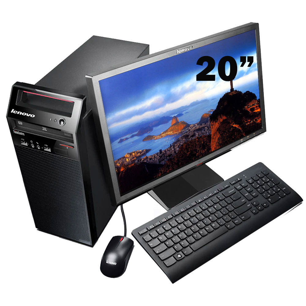 CPU Lenovo Edge 71 Core i3 2ª G 4Gb 320Gb Wifi + Monitor 20"