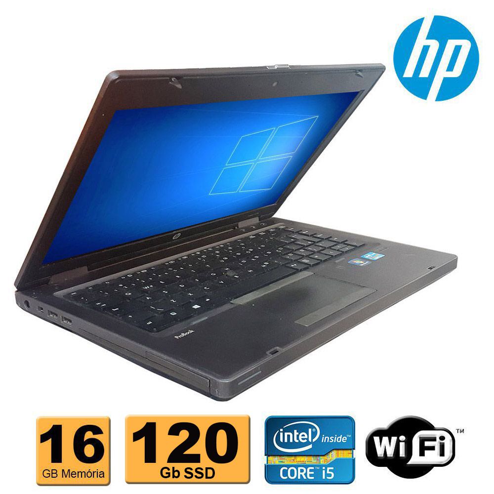 Notebook HP ProBook 6470b Core I5 3ª Geração 16Gb Ssd 120Gb Wifi