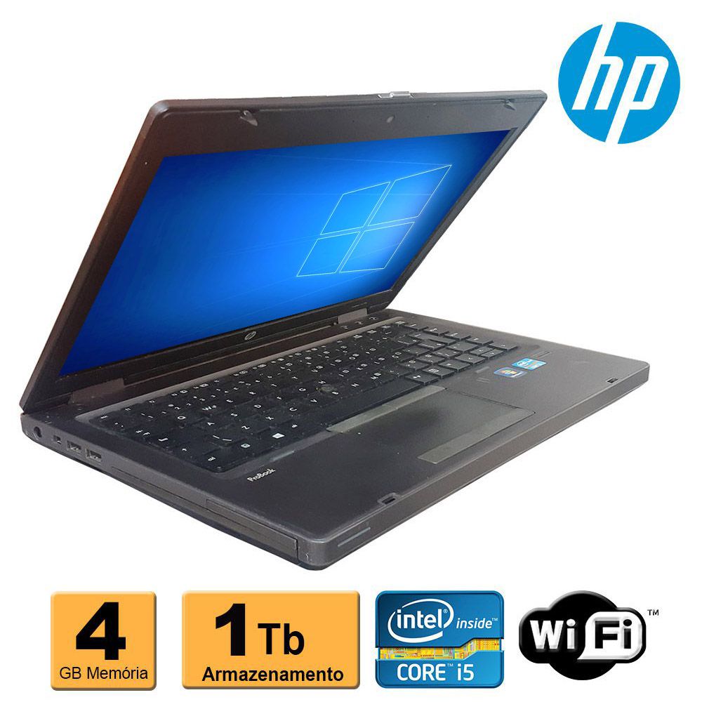 Notebook HP ProBook 6470b Core I5 3ª Geração 4Gb Hd 1tb Wifi