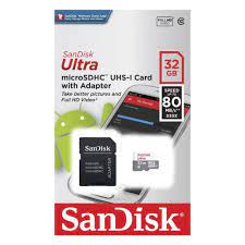 CARTAO MICRO SD 32 GB SANDISK CLASSE 10 SDSQUNR-032G-GN