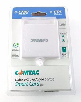 LEITOR CARTAO USB 2.0 P/ SMARTCARD CNPJ/CPF 9202/COMTAC